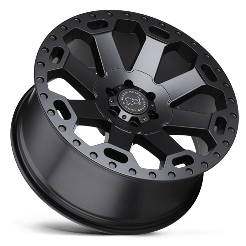 Alliages durs Black Rhino - WARLORD | Modèle de boulon 20X9 / -12 Offset / 5X127 | 2090WAR-25127G71