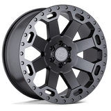 Black Rhino Hard Alloys - WARLORD | 22X10 / 12 Offset / 8X170 Bolt Pattern | 2210WAR128170G25
