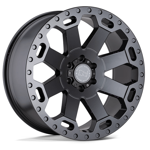 Alliages durs Black Rhino - WARLORD | Modèle de boulon 20X9 / -12 Offset / 5X127 | 2090WAR-25127G71