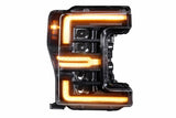 Ford Super Duty (17-19): Morimoto Xb Led Headlights (Gen 2) (Amber DRL)