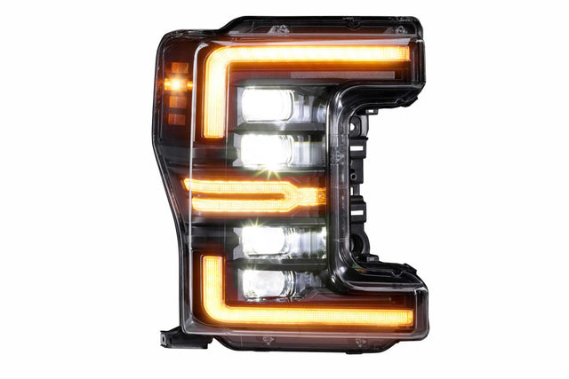 Ford Super Duty (17-19): Morimoto Xb Led Headlights (Gen 2) (Amber DRL)