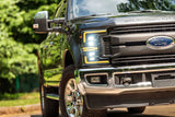 Ford Super Duty (17-19): Morimoto Xb Led Headlights (Gen 2) (Amber DRL)