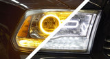 2013-2019 Dodge Ram Projecteur Style Switchback Led Halos