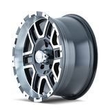 ION - 179 | 17X8 / 10 Offset / 7X150 Bolt Pattern | 179-7872B