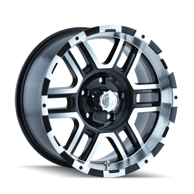 ION 179 SATIN BLACK MACHINED 16X8 6-139.7 10MM 106MM