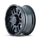 ION 179 MATTE BLACK 17X8 6-135 10MM 87MM