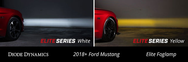Elite Series Combination Fog Lamp For 2018-2023 Ford Mustang (Pair)