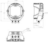 LP4 Pro LED Driving/Combo Amber Lens Pair Baja Designs