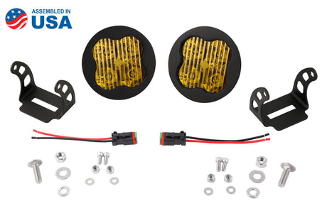 Stage Series 3" Ss3 Jaune Led Pod Rond (Paire) 
