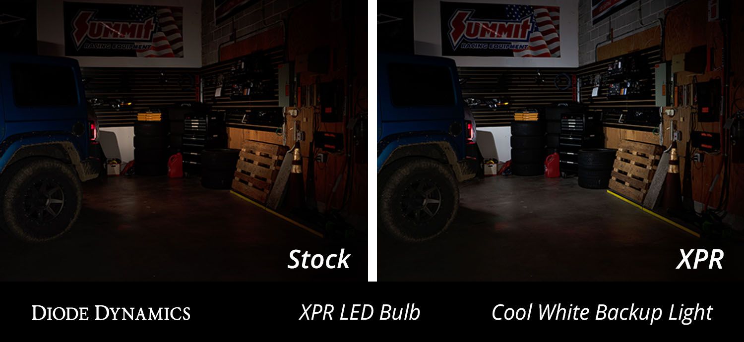 3156/3157 Xpr Led Cool White Reverse Bulbs (Pair)