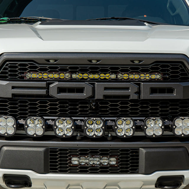 17-20 Ford Raptor 30 Inch S8 Grille LED Light Bar Kit Baja Designs