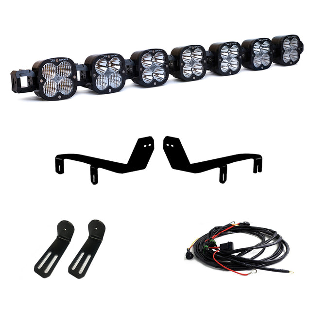 7 XL Linkable LED Light Kit For 17-19 Ford Super Duty Baja Designs