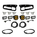 Bronco Amber SAE Fog Pocket Kit 21-Up Ford Bronco w/Upfitter Baja Designs