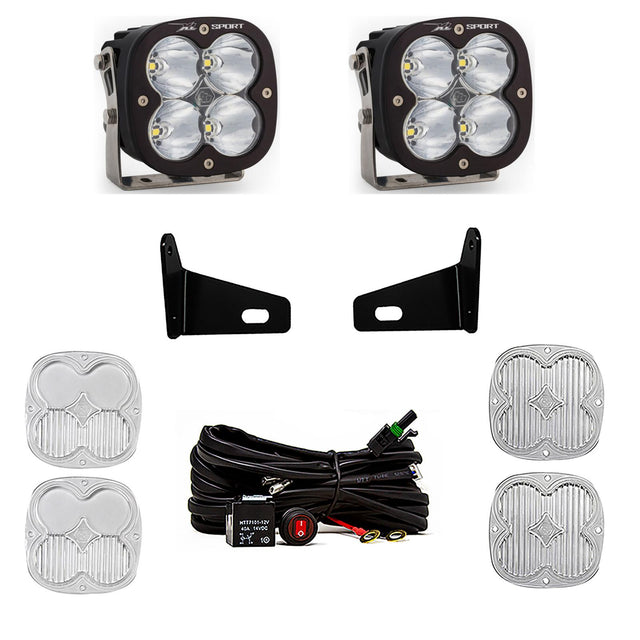 Kit de pilier A XL Sport 17-22 Maverick X3 Driving/Combo Clear Baja Designs