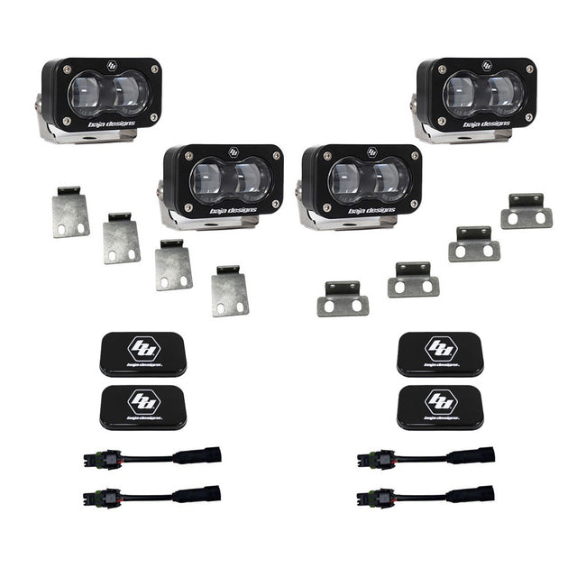 S2 SAE Fog Pocket Kit Fits 21-On Ford Raptor Baja Designs