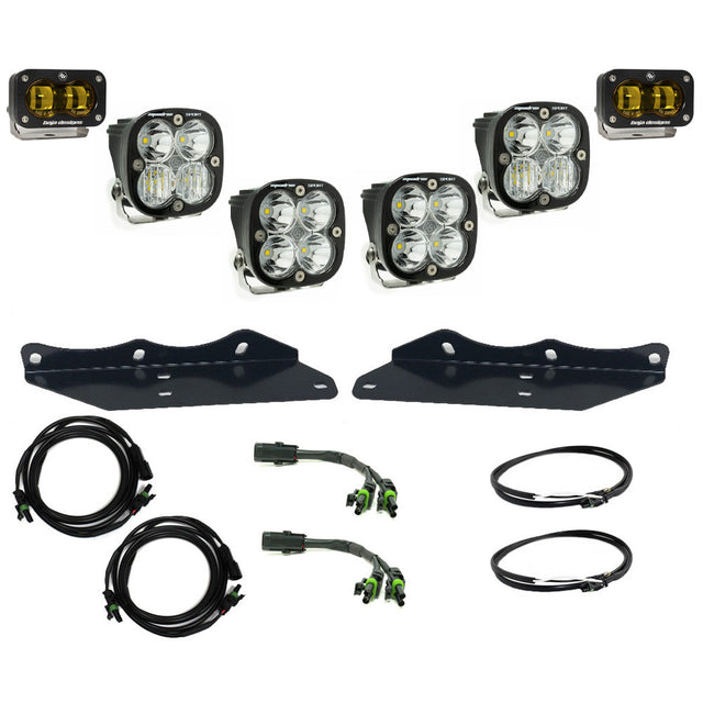 Ford Raptor (17-20) Kit de poche antibrouillard S2 SAE Ambre Sportsman Baja Designs