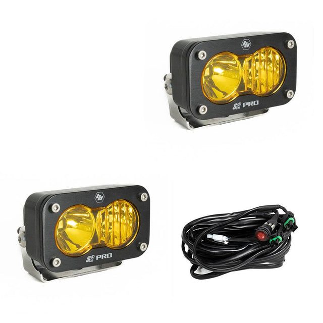 S2 Pro Paire Conduite/Combo LED Ambre Baja Designs