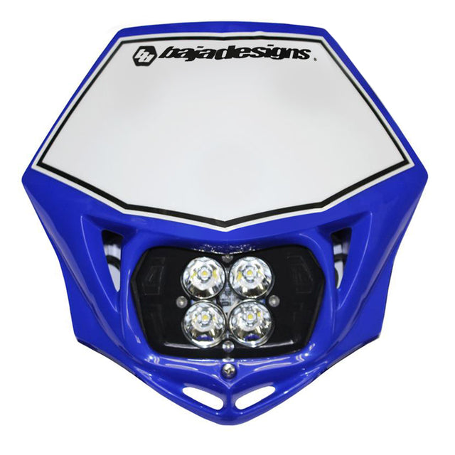 Motorcycle Headlight LED Race Light Blue Squadron Pro Baja Designs