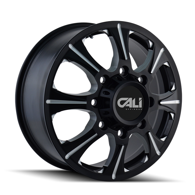 CALI OFF-ROAD BRUTAL 9105 AVANT SATIN NOIR FRAISÉ 20X8.25 8-210 127MM 154.2MM