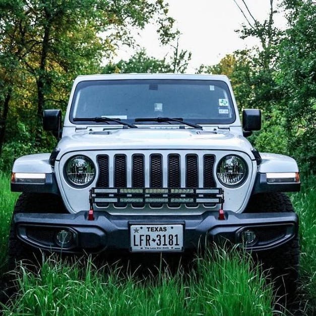 Jeep Jl 2018 2022 Wrangler Bumper Led Light Bar Kit Ess K Customs