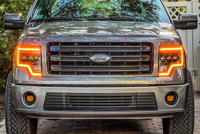 Ford F150 (09-14): Morimoto Xb Led Headlights (Amber DRL)