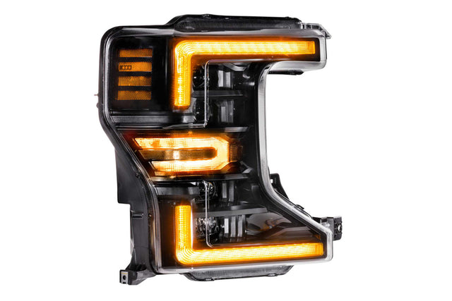 Ford Super Duty (20-22): Morimoto Xb Led Headlights (Amber DRL)