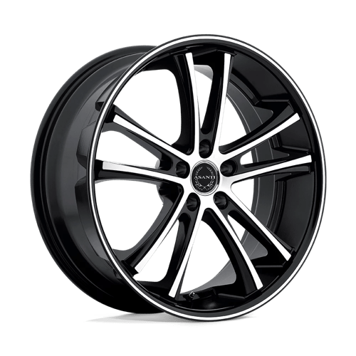 Asanti Black - ABL-1 PEGASI | 22X9 / 35 Offset / 5X120 Bolt Pattern | ABL1-22905235MB