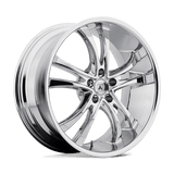 Asanti Black - ABL-6 | 22X10 / 20 Offset / 5X115 Bolt Pattern | ABL6-22101520CH