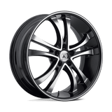 Asanti Black - ABL-6 | 22X10 / 20 Offset / 5X115 Bolt Pattern | ABL6-22101520MB