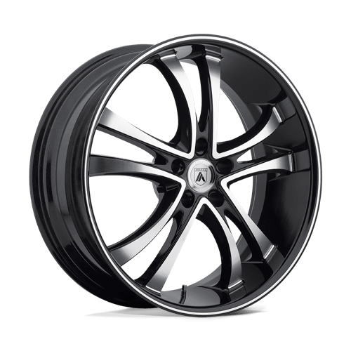 Asanti Black - ABL-6 | 22X10 / 35 Offset / 5X120 Bolt Pattern | ABL6-22105235MB