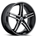 Asanti Black - ABL-7 | 22X10 / 20 Offset / 5X120 Bolt Pattern | ABL7-22105220MB