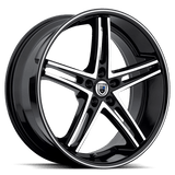 Asanti Black - ABL-7 | 22X9 / 15 Offset / 5X115 Bolt Pattern | ABL7-22901515MB