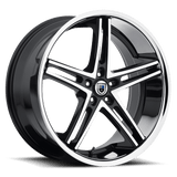 Asanti Black - ABL-7 | 22X10 / 38 Offset / 5X112 Bolt Pattern | ABL7-22105638MS