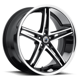 Asanti Black - ABL-7 | 22X10 / 38 Offset / 5X112 Bolt Pattern | ABL7-22105638MS