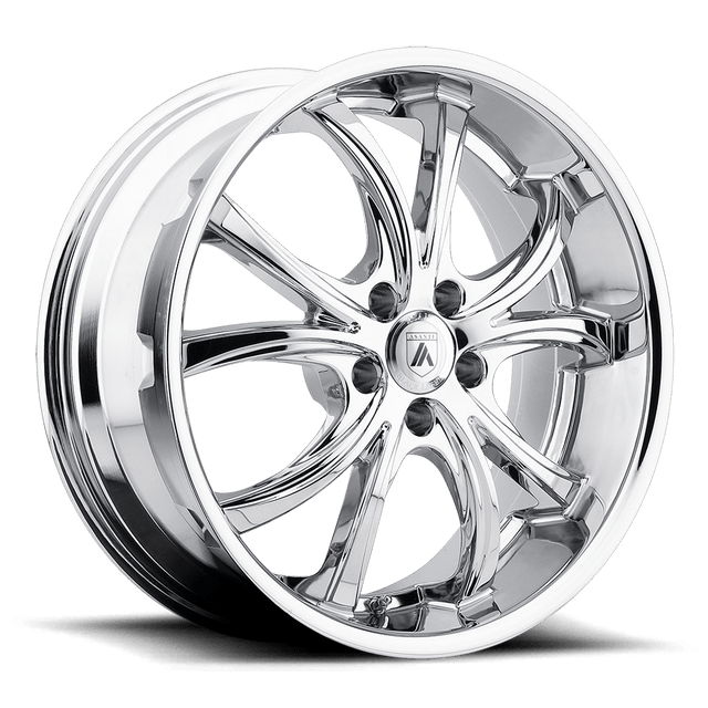 Asanti Black - ABL-8 ELEKTRA | 22X10 / 35 Offset / 5X120 Bolt Pattern | ABL8-22105235CH