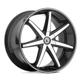 Asanti Black - ABL-9 | 20X10 / 38 Offset / 5X127 Bolt Pattern | ABL9-20105038MB