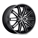 Asanti Black - ABL-10 POLLUX | 20X8.5 / 38 Offset / 5X112 Bolt Pattern | ABL10-20855638MB