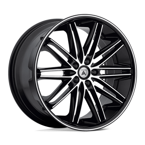 Asanti Black - ABL-10 POLLUX | 20X8.5 / 38 Offset / 5X112 Bolt Pattern | ABL10-20855638MB