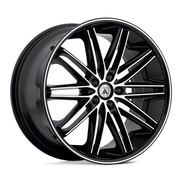 Asanti Black - ABL-10 POLLUX | 20X8.5 / 38 Offset / 5X112 Bolt Pattern | ABL10-20855638MB