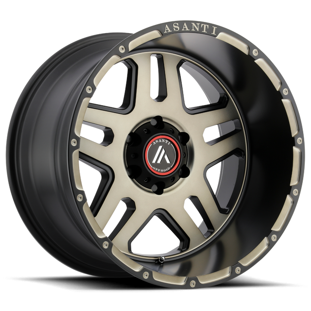 Asanti Off Road - AB809 ENFORCER | 17X8.5 / 25 Offset / 6X120 Bolt Pattern | AB809-17857725BK