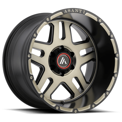 Asanti Off Road - AB809 ENFORCER | 17X8.5 / 25 Offset / 6X120 Bolt Pattern | AB809-17857725BK