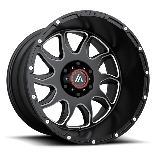 Asanti Off Road - AB810 BALLISTIC | 20X12 / -44 Offset / 5X127 Bolt Pattern | AB810-20125044NGM