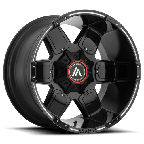 Asanti Off Road - AB811 WARTHOG | 20X10 / -24 Offset / 8X180 Bolt Pattern | AB811-20108824NBM