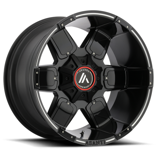 Asanti Off Road - AB811 WARTHOG | 22X12 / -44 Offset / 8X165.1 Bolt Pattern | AB811-22128044NBM