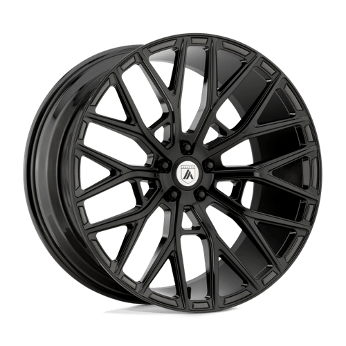 Asanti Noir - ABL-21 LEO | 20X10,5 / 38 Décalage / Modèle de boulon VIERGE | ABL21-20050038BK