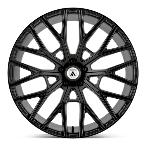 Asanti Noir - ABL-21 LEO | 20X10,5 / 38 Décalage / Modèle de boulon VIERGE | ABL21-20050038BK