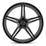 Asanti Black - ABL-22 ALPHA 5 | 22X9 / 15 Offset / BLANK Bolt Pattern | ABL22-22900015BK