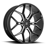 Asanti Black - ABL-38 MONARCH TRUCK | 26X10 / 20 Offset / 6X139.7 Bolt Pattern | ABL38-26106820BK