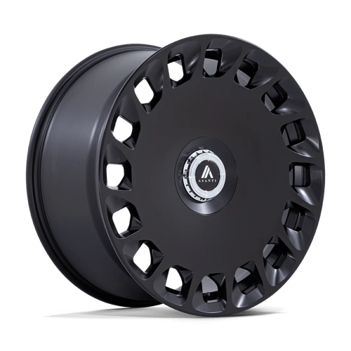 Asanti Black - AB045 ARISTOCRAT | 24X10 / 15 Offset / BLANK Bolt Pattern | AB045MX24100015