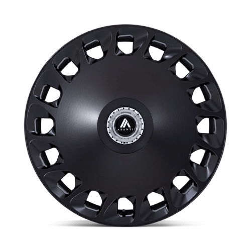 Asanti Black - AB045 ARISTOCRAT | 24X10 / 15 Offset / BLANK Bolt Pattern | AB045MX24100015